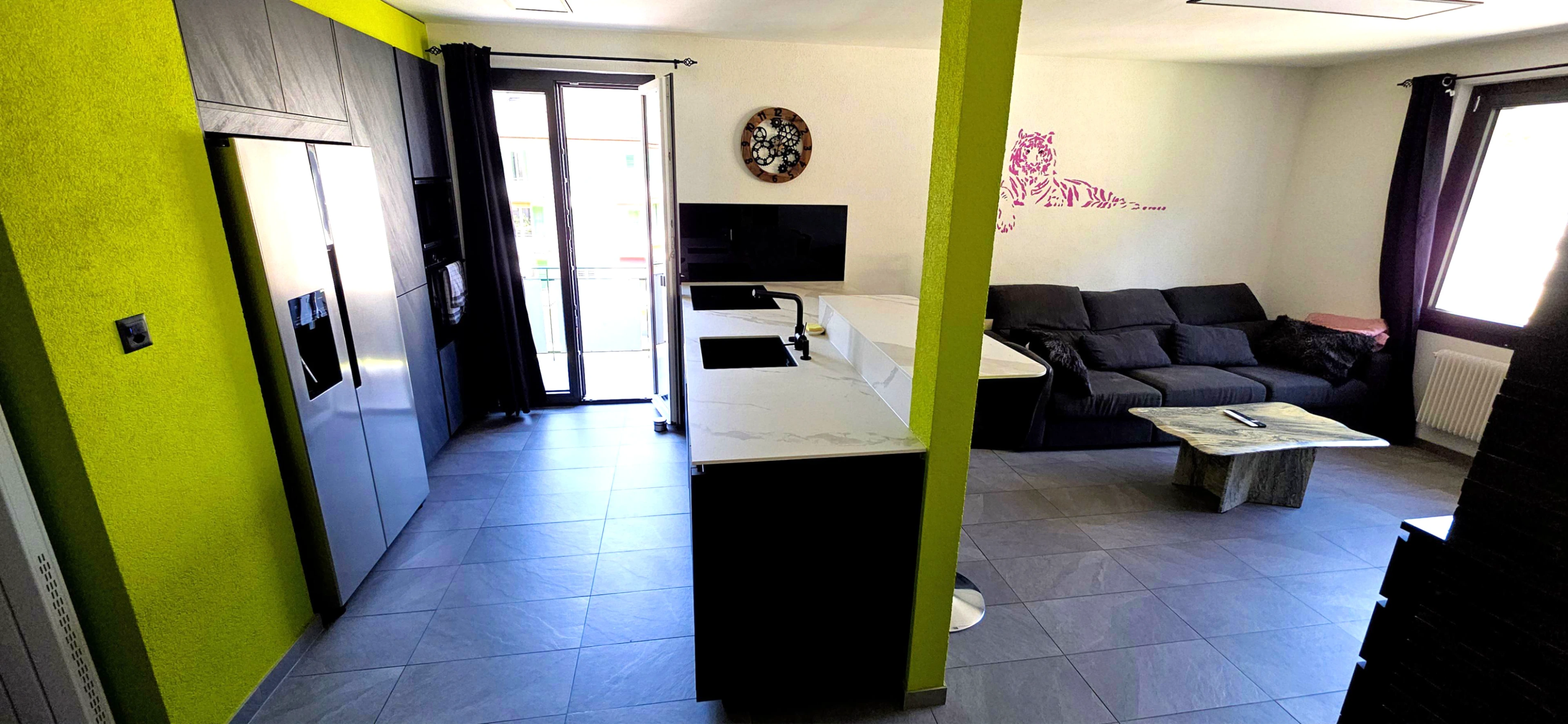 Appartement de 3,5 pièces lumineux vue sur les montagne — photo 2