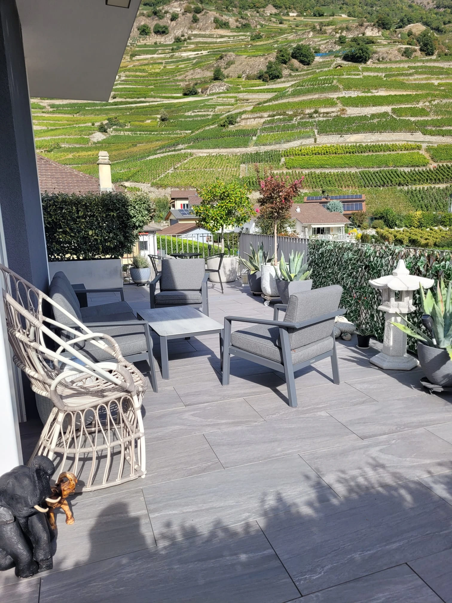 Un jardin suspendu au-dessus du vignoble Attique contemporain avec terrasse panoramique à 360° — photo 2